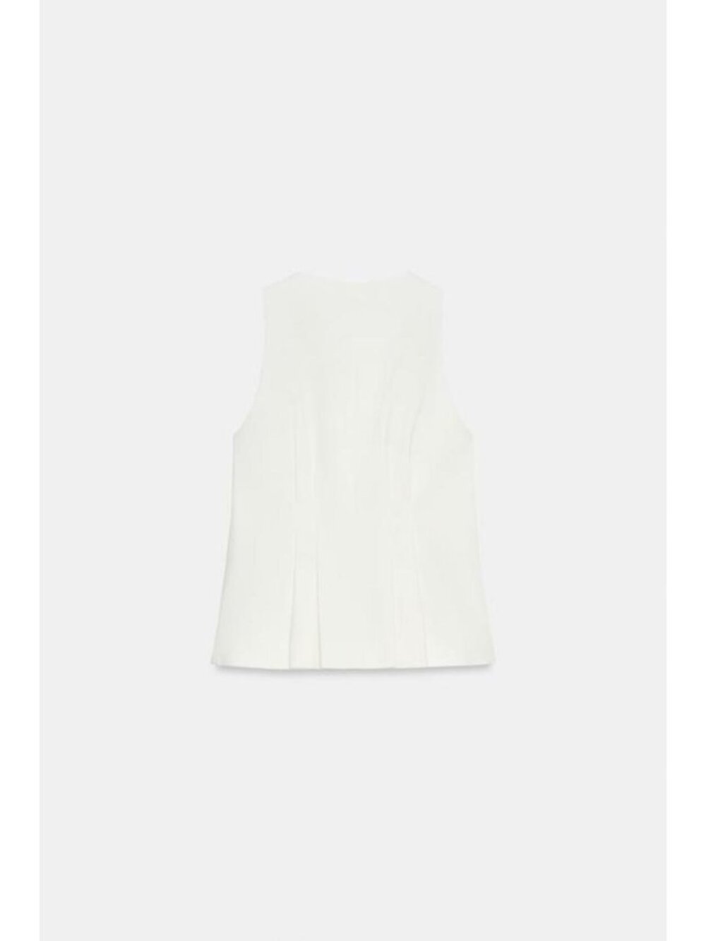 ZARA PEPLUM DARTED VEST - Picture 3 of 4
